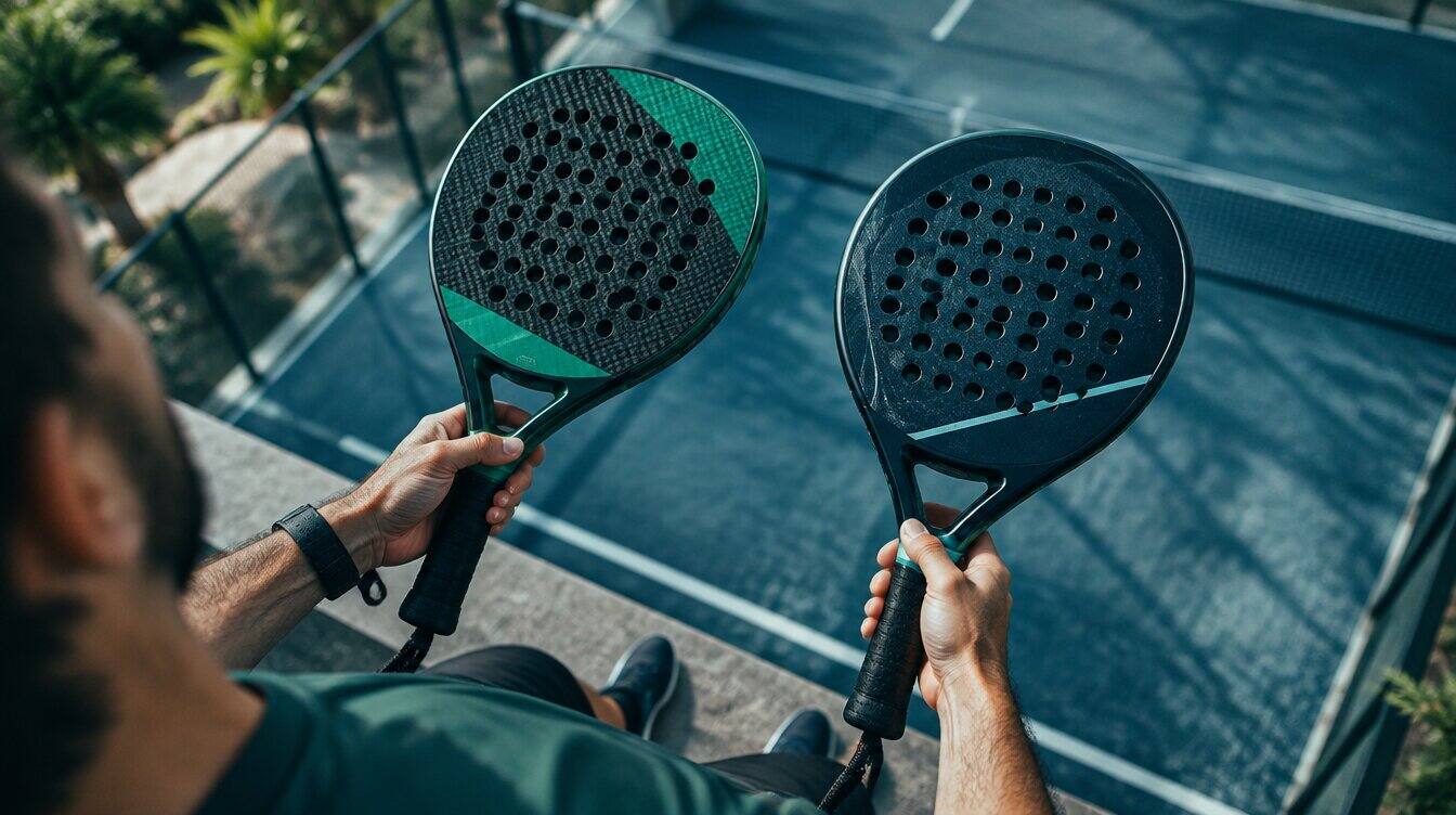 Padel racket selection for different skill levels