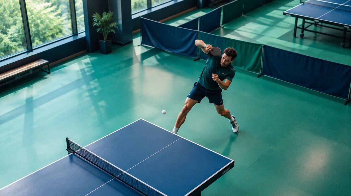 Table tennis club with organized league play
