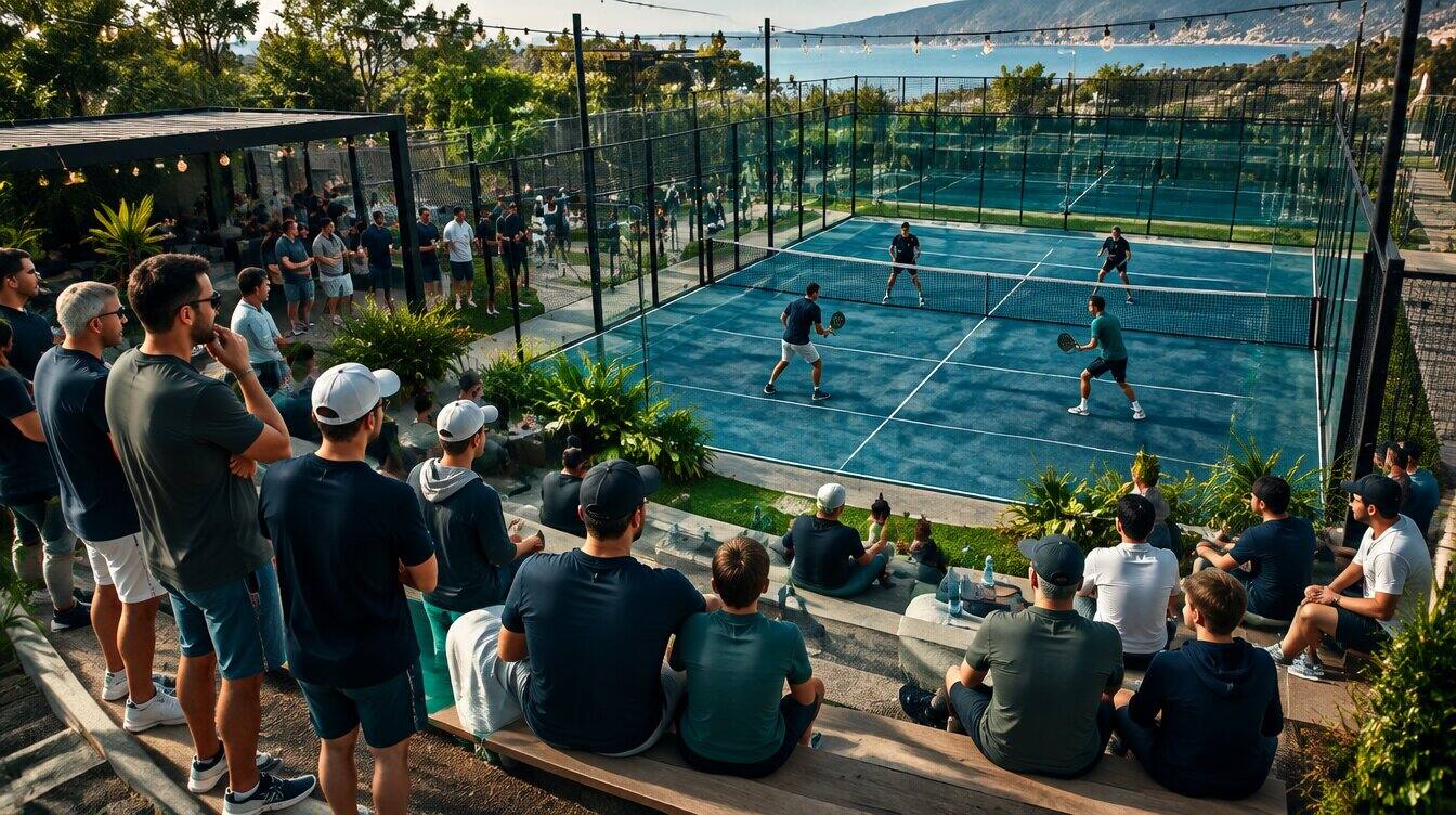 Community event at a local padel facility